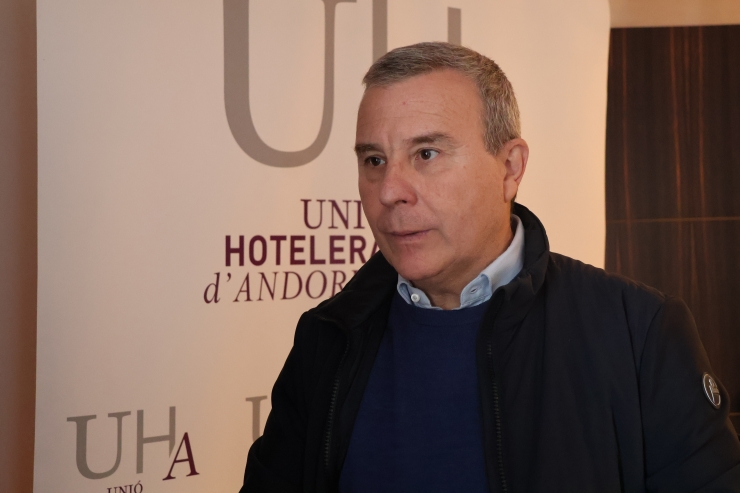 El president de la Unió Hotelera d’Andorra, Jordi París.