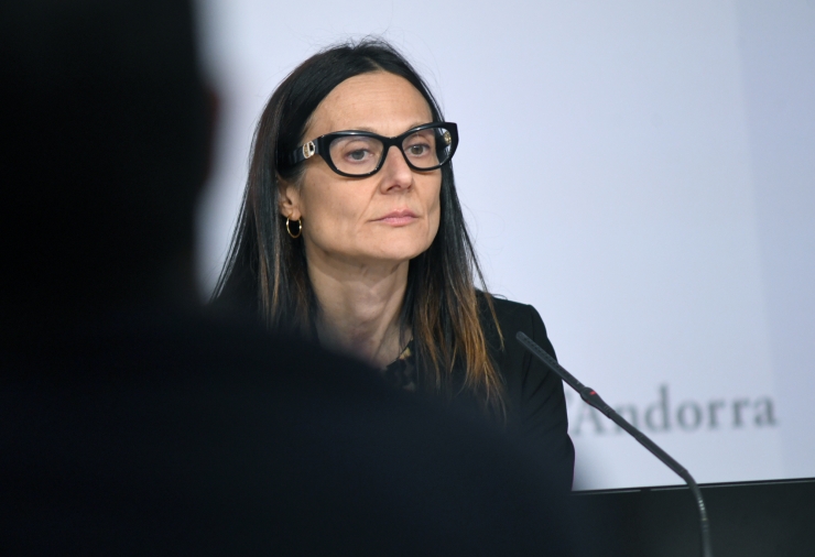 La ministra de Justícia i Interior, Ester Molné.