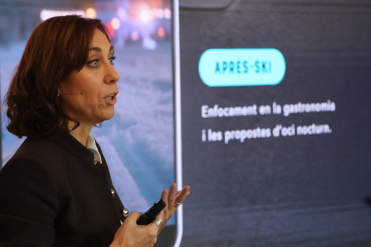La directora de màrqueting d'Andorra Turisme, Noemí Pedra.
