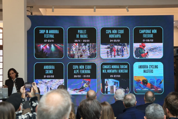La directora de màrqueting d'Andorra Turisme, Noemí Pedra.