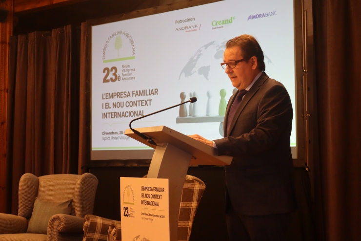 Daniel Aristot, nou president de l'Empresa Familiar Andorrana.