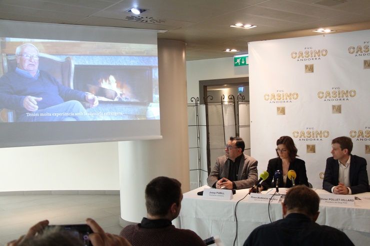 Un moment de la presentació del projecte de PVG Casino.