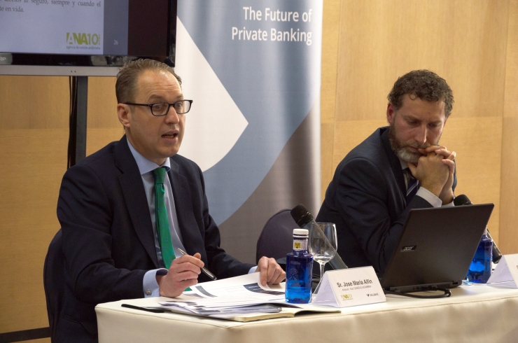 Els dos ponents dels Matins de l'Agència, Jose María Alfin i Marc Ambrós.