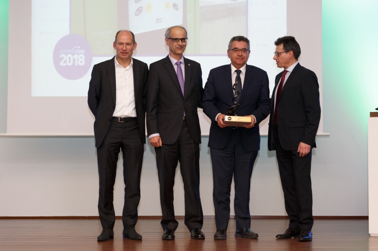 Lliurament del premi a FEDA.