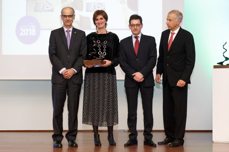 Lliurament del premi a Tag Systems.