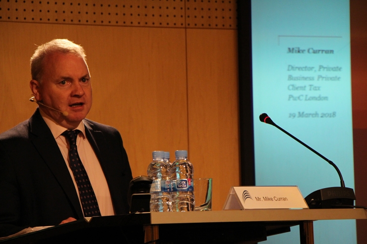 El director de PwC a Londres durant la conferència d'aquest dilluns a MoraBanc.