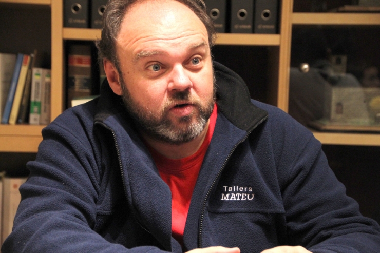 El secretari general de l'USdA, Gabriel Ubach.