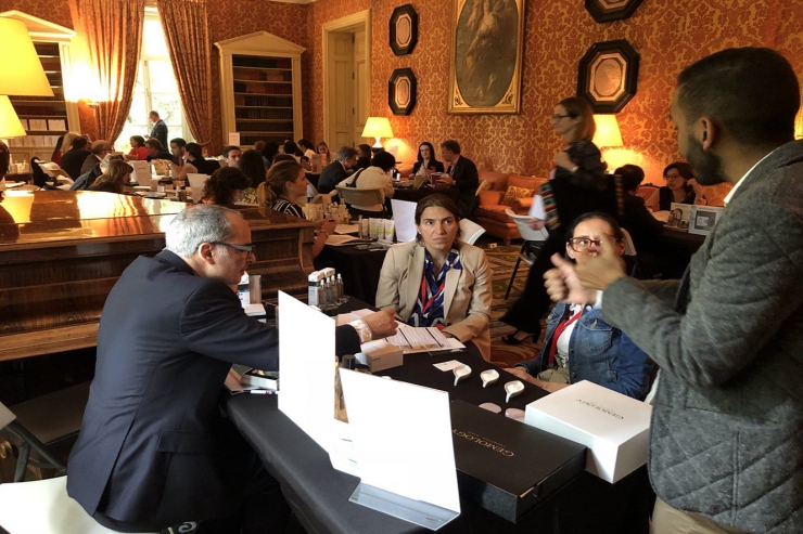 Una imatge de la jornada de treball de Business France.