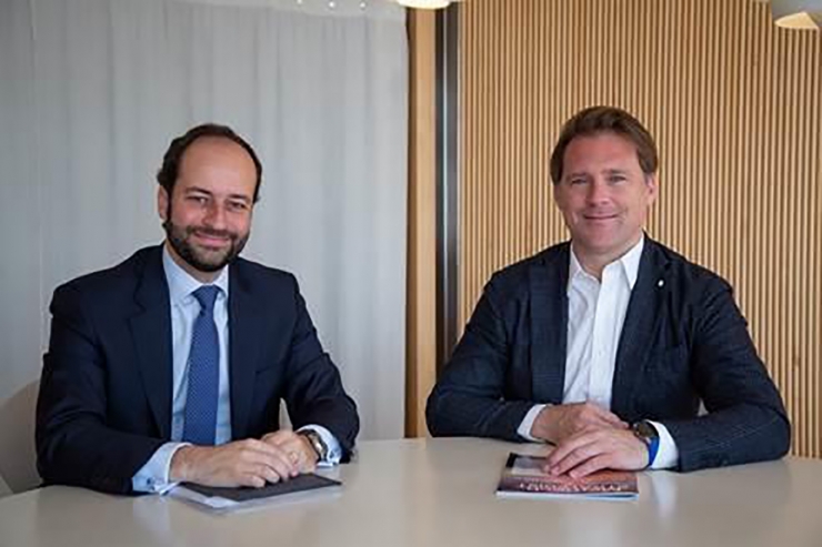 Raül Rodríguez (Banc Sabadell) i Josep Lluís Sanfeliu (Asabys Partners).