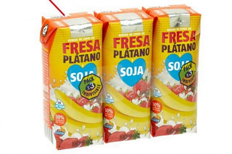 Envasos de la beguda que ha estat retirada dels supermercats Mercadona.