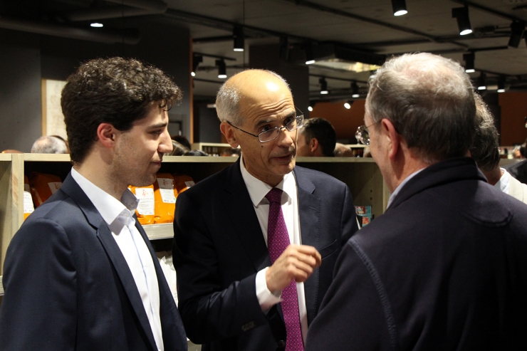 El cap de Govern, Toni Martí, present a la inauguració.