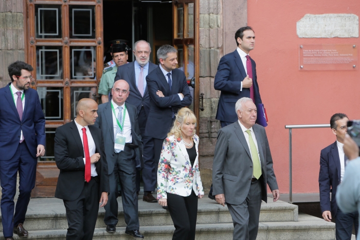 García-Margallo en la seva anterior estada a la Seu d'Urgell.