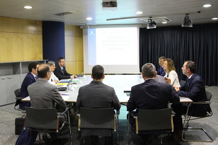 La reunió del grup de treball francoandorrà sobre energia.