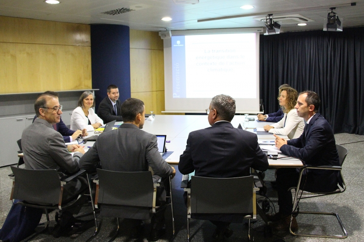 La reunió de grup de treball francoandorrà sobre energia que ha tingut lloc aquest divendres a l'edifici administratiu de Govern.