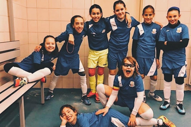 Infants de la base de l'FC Santa Coloma.