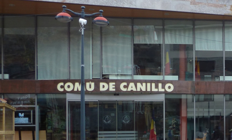 Façana del comú de Canillo.