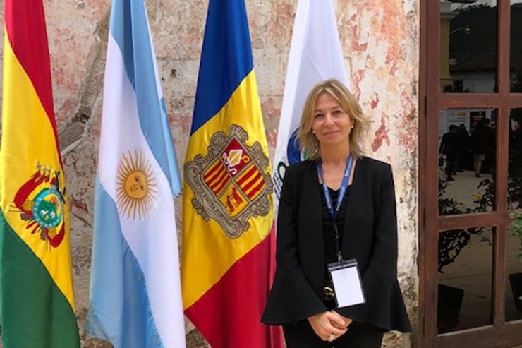 La secretària d'Estat d'Afers Socials, i Ocupació, Ester Fenoll, a la Conferència Iberoamericana de ministres de Treball, Ocupació i Seguretat Social.