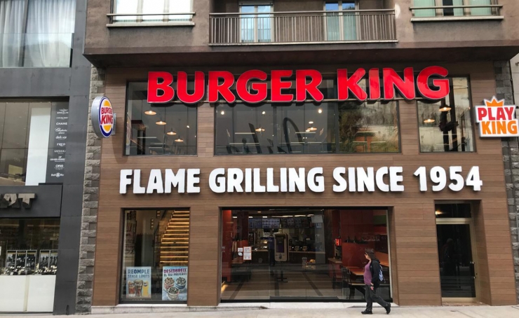 El nou establiment Burger King de l'avinguda Meritxell.