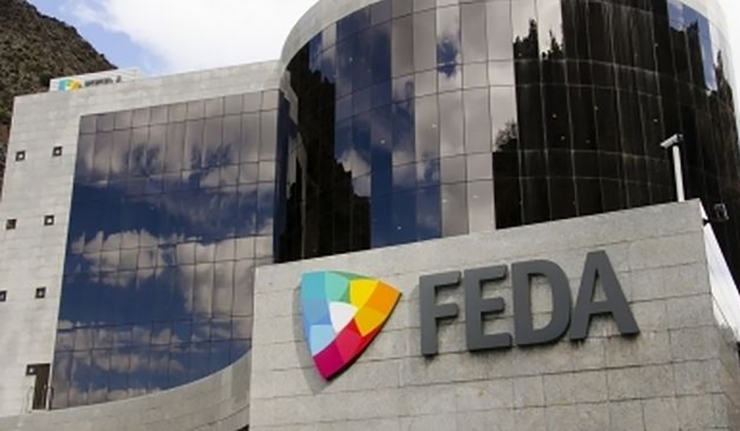 Edifici central de Forçes Elèctriques d'Andorra (FEDA).