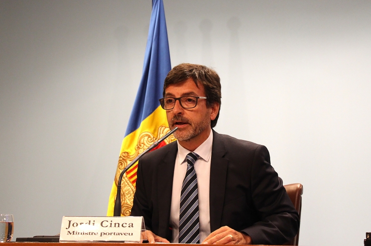 El ministre de Finances i portaveu del Govern, Jordi Cinca.