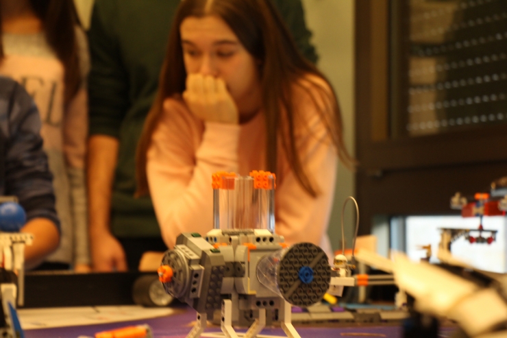 Una de les peces que han construït els alumnes del Sant Ermengol.