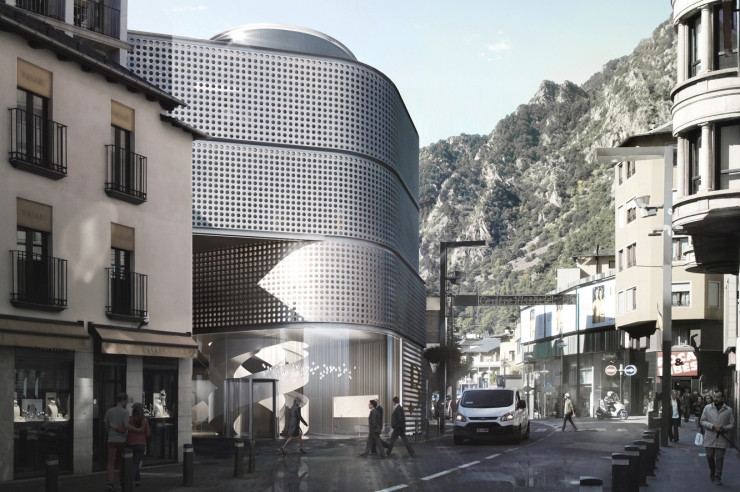 Maqueta del casino que proposa Lleure 3D.