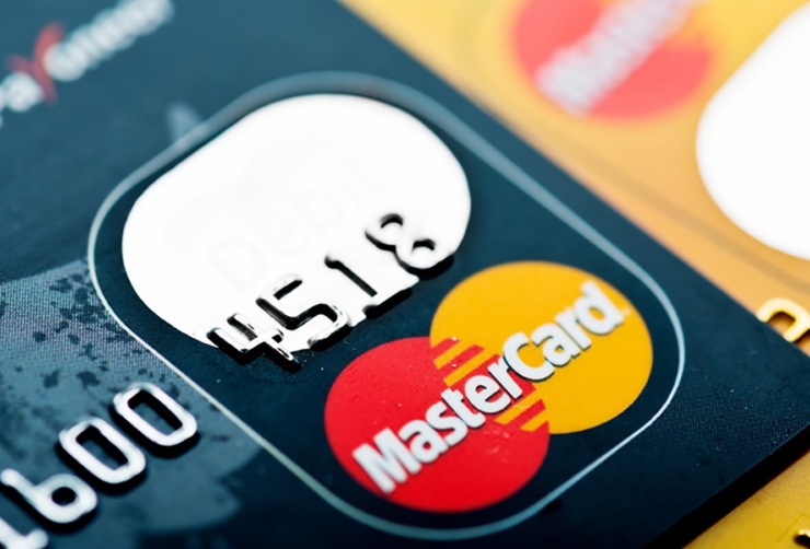 Una targeta de crèdit Mastercard.