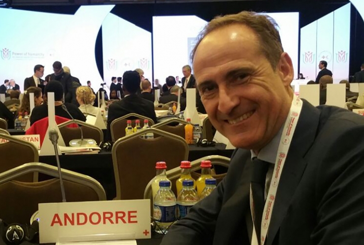 El directiu de la Confederació Empresarial Andorrana (CEA), David Fraissinet