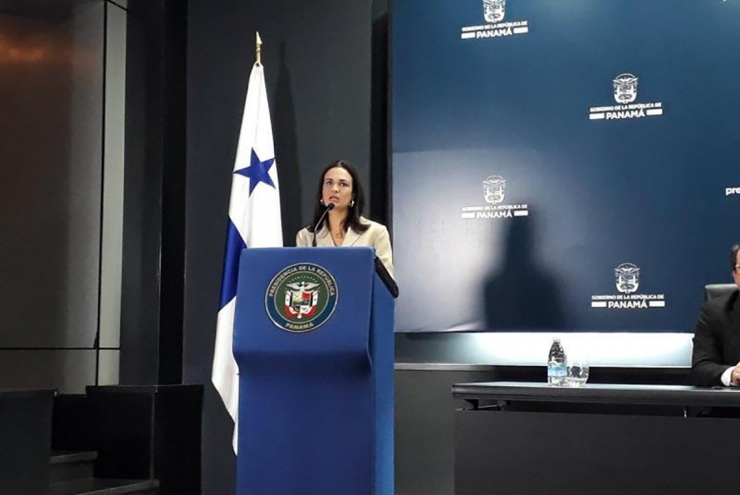 La vicepresidenta panamenya Isabel Saint Malo d'Alvarado.