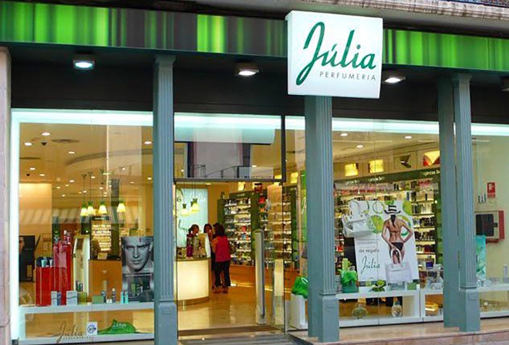 Una de les perfumeries Júlia a Espanya.