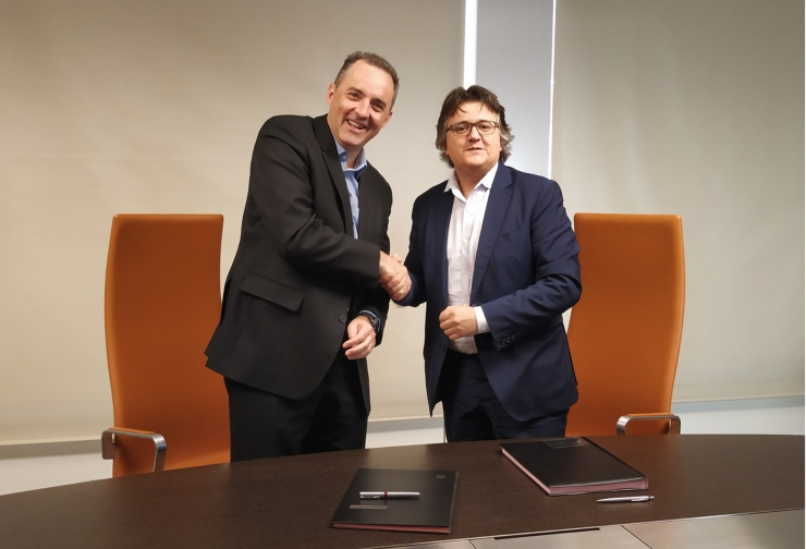 L'acte de signatura de divendres passat.