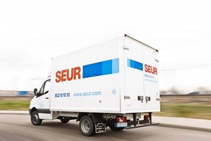 Un camió de Seur.