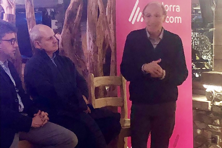 El director general del comitè organitzador de les finals de la Copa del Món d’esquí que es celebraran a Grandvalira, Conrad Blanch, ha protagonitzat el primer 'Afterwork' d'Andorra Telecom.