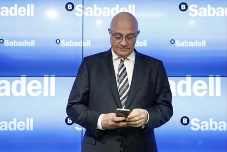 El president de Banc Sabadell, Josep Oliu.