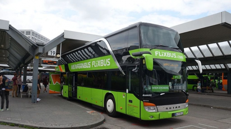 Un autobús de Flixbus.
