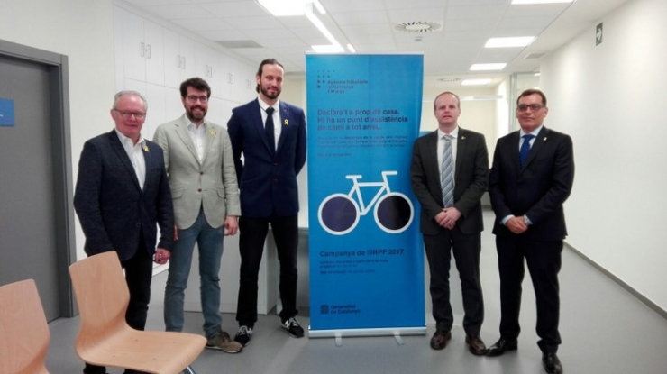 Visita institucional a l'Agència Tributària Catalana de la Seu d'Urgell.