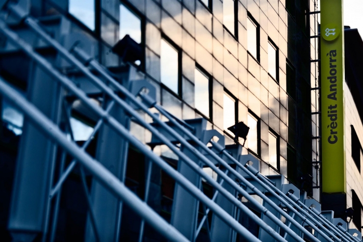 La seu central de Crèdit Andorrà.