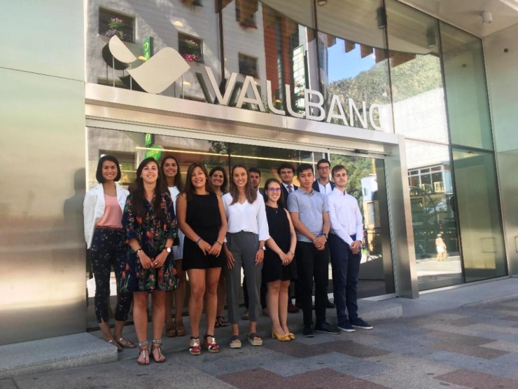 Els joves que s'han incorporat a Vall Banc-