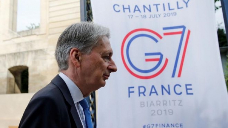 El ministre d'Economia del Regne Unit, Philip Hammond, a la cimera del G7.
 