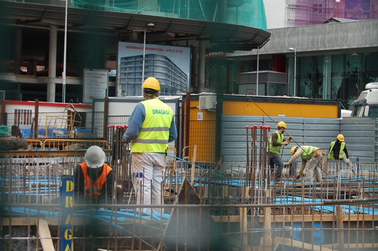 La construcció és un dels sectors amb evolucions positives.