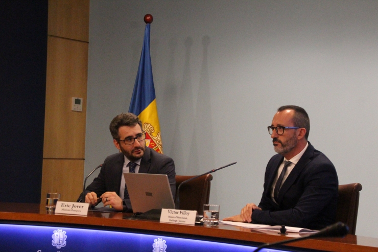 La roda de premsa posterior al consell de ministres.