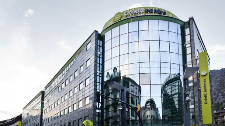 La seu social de Crèdit Andorrà.