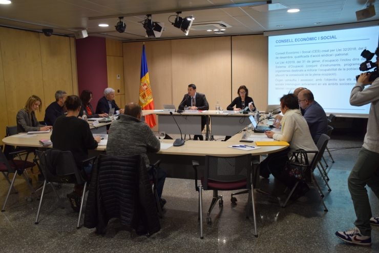 Reunió del Consell Econòmic i Social.