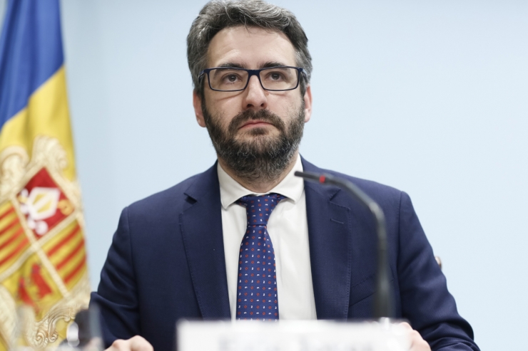 El ministre portaveu, Eric Jover.