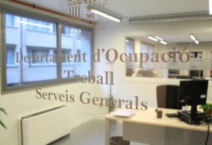 Oficina del departament d'Ocupació.