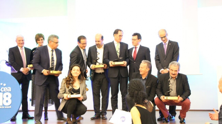 Els premiats en una edició anterior.