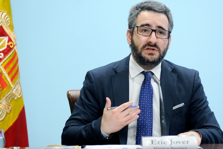 El ministre de Finances, Eric Jover.