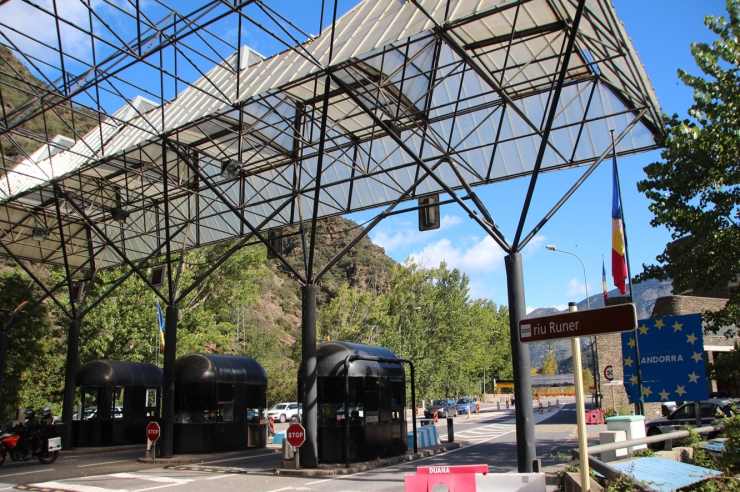 La frontera hispanoandorrana.