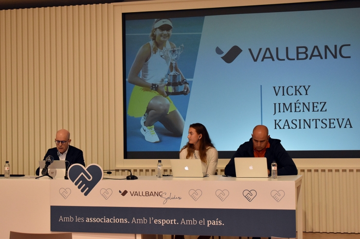 La roda de premsa telemàtica s'ha celebrat aquest dilluns des de la sala d’actes de Vall Banc.
