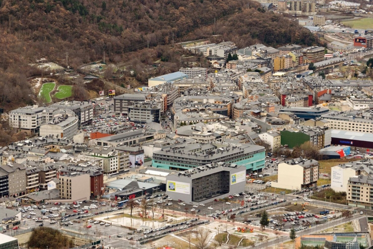 Vista aèria de la vall central.
